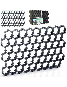 Kratka parkingowa czarna zestaw 5 sztuk 60x40cm 1,2 m2