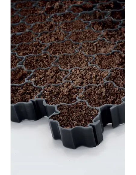 Kratka parkingowa czarna 44m2 PALETA płytka 60x40cm