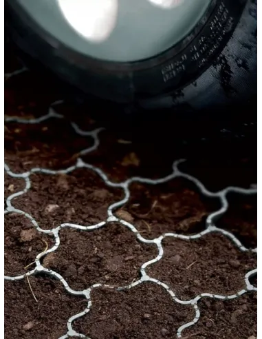 Kratka parkingowa czarna 44m2 PALETA płytka 60x40cm