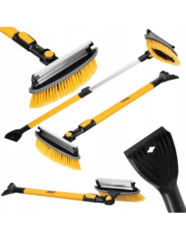 Szczotka do sniegu ze skrobaczka do lodu,