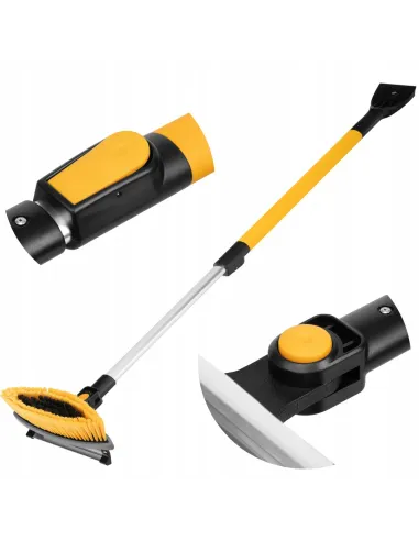 Szczotka do sniegu ze skrobaczka do lodu,