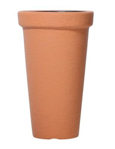 Wysoka klasyczna doniczka 63 CM  - cegła