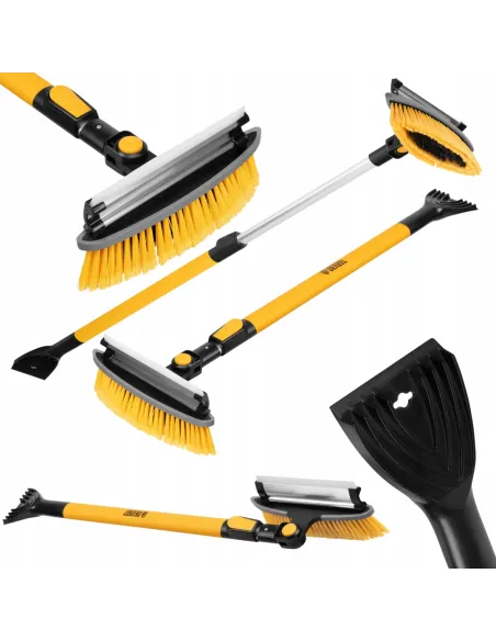 Szczotka do sniegu ze skrobaczka do lodu,