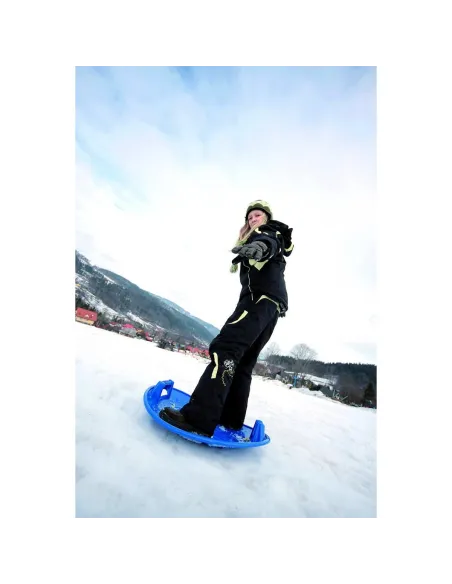 ŚLIZGACZ SANKI KOŁO NA ŚNIEG DUŻE NIEBIESKIE