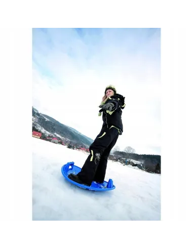 ŚLIZGACZ SANKI KOŁO NA ŚNIEG DUŻE NIEBIESKIE