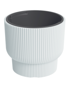 Doniczka z wkładem Molly 30 cm - biała