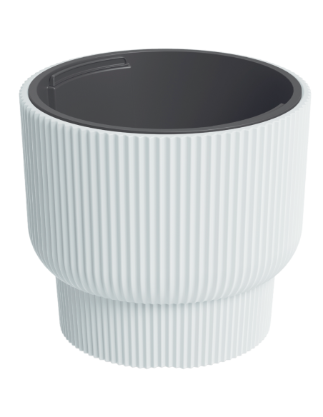 Doniczka z wkładem Molly 30 cm - biała