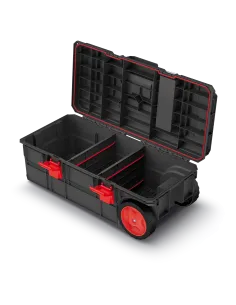 WYTRZYMAŁA SKRZYNIA NARZĘDZIOWA NA KOŁACH 80x40 cm 2