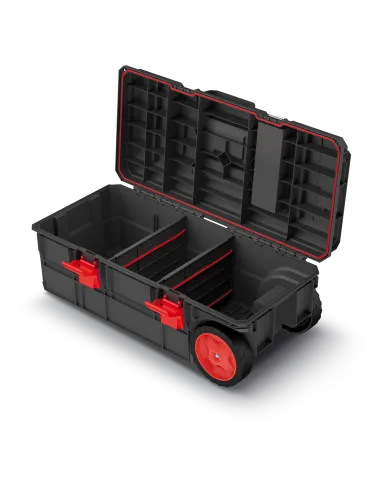 WYTRZYMAŁA SKRZYNIA NARZĘDZIOWA NA KOŁACH 80x40 cm