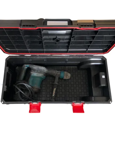 WYTRZYMAŁA SKRZYNIA NARZĘDZIOWA NA KOŁACH 80x40 cm