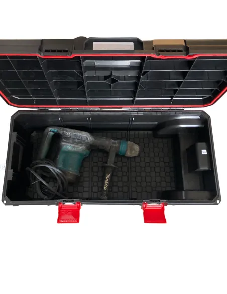 WYTRZYMAŁA SKRZYNIA NARZĘDZIOWA NA KOŁACH 80x40 cm