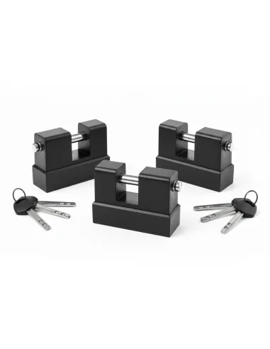 Zestaw 3 kłódek na jeden klucz Kabro C5 system kłódek