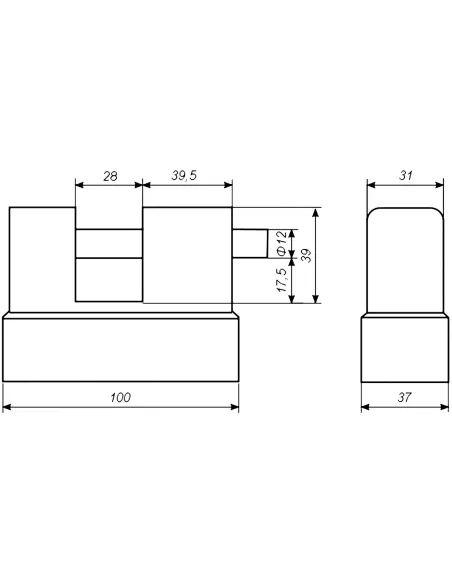Zestaw 3 kłódek na jeden klucz Kabro C5 system kłódek