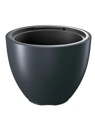 Donica duża mrozoodporna okrągła Hera 57 cm - antracyt