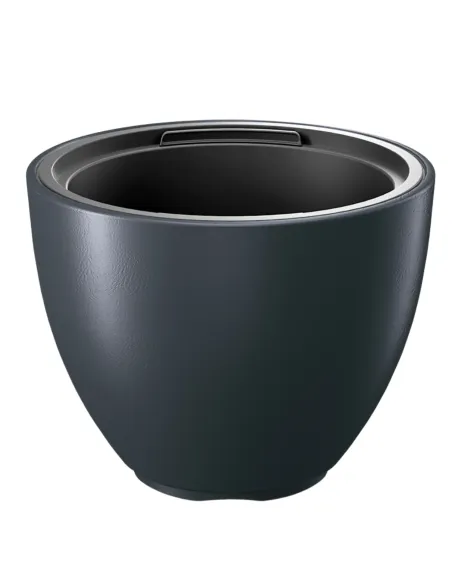 Donica duża mrozoodporna okrągła Hera 57 cm - antracyt