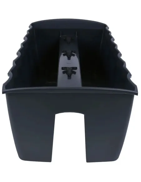 Doniczka skrzynka balkonowa na balustradę antracyt