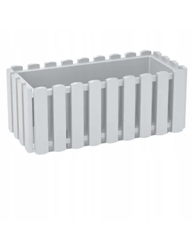 Doniczka skrzynka balkonowa na balustradę biała