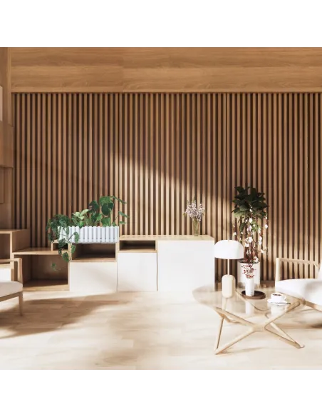 Doniczka skrzynka balkonowa na balustradę biała