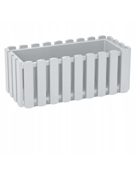 Doniczka skrzynka balkonowa na balustradę biała