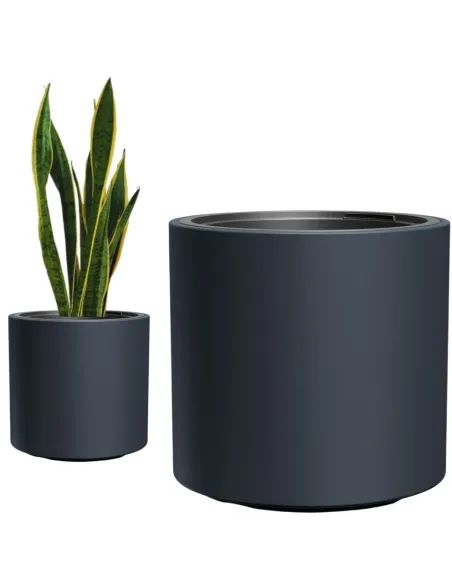 Doniczka okrągła HERA 47cm - antracytowy