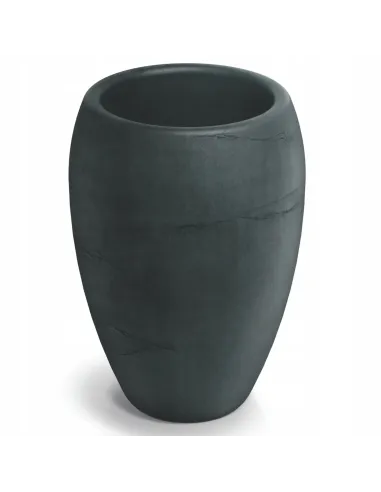 Donica ogrodowa 54 cm w kolorze węgiel – elegancka osłonka na taras, balkon