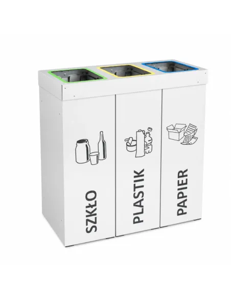 Kosz do segregacji DENEB 3x50L | 3-komorowy pojemnik