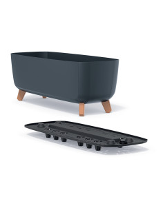 Doniczka z nóżkami Gracja 58 cm - antracyt 2