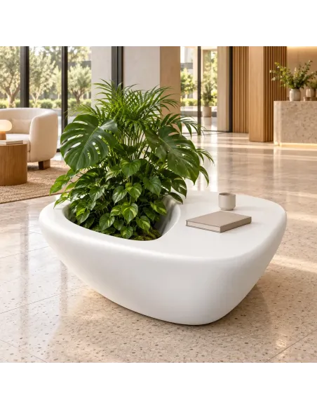 ORBIS 120 LEVANTO PRO – biały – aranżacja w hotelowym lobby