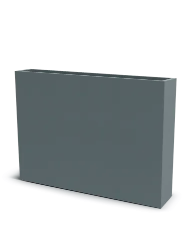 QUADRA SKRZYNKA HIGH SLIM 100 – donica szary beton | LEVANTO PRO