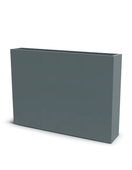 QUADRA SKRZYNKA HIGH SLIM 100 – donica szary beton | LEVANTO PRO