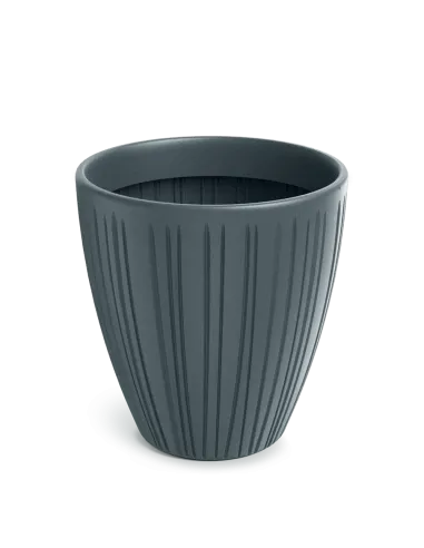 PRISMA ROUND MIDI 48 – donica szary beton | LEVANTO PRO
