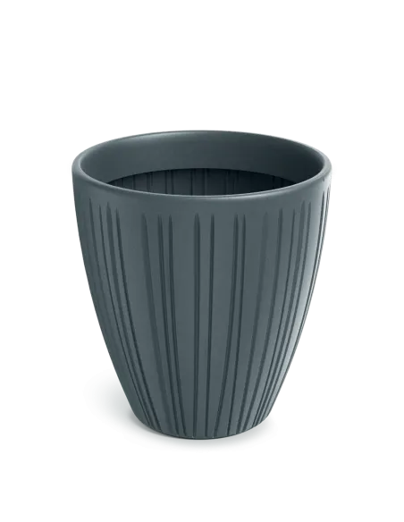 PRISMA ROUND MIDI 48 – donica szary beton | LEVANTO PRO