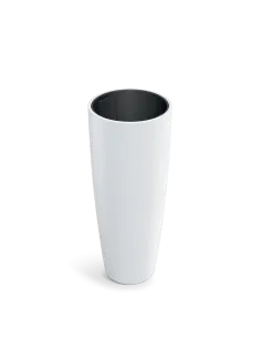 LUNEA ROUND SLIM 47 – donica biały | LEVANTO PRO