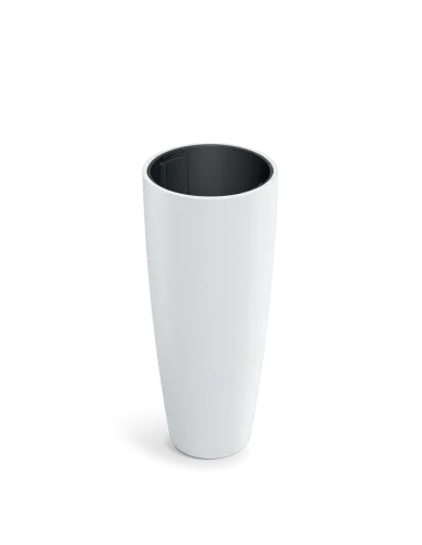LUNEA ROUND SLIM 47 – donica biały | LEVANTO PRO
