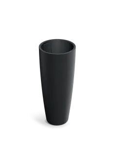 LUNEA ROUND SLIM 47 – donica czarny | LEVANTO PRO