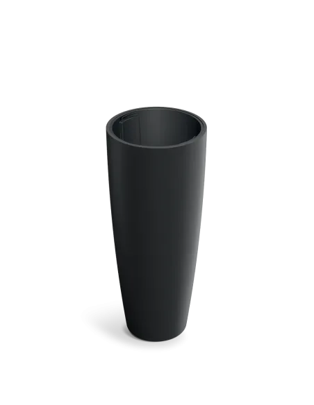 LUNEA ROUND SLIM 47 – donica czarny | LEVANTO PRO