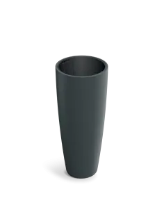 LUNEA ROUND SLIM 47 – donica grafitowy | LEVANTO PRO