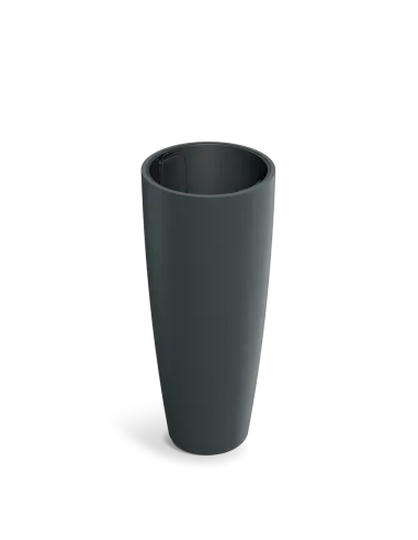 LUNEA ROUND SLIM 47 – donica grafitowy | LEVANTO PRO