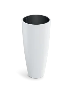 LUNEA ROUND SLIM 58 – donica biały | LEVANTO PRO