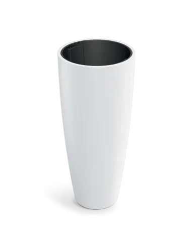 LUNEA ROUND SLIM 58 – donica biały | LEVANTO PRO