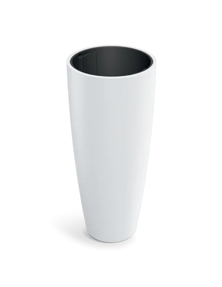LUNEA ROUND SLIM 58 – donica biały | LEVANTO PRO