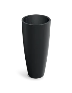 LUNEA ROUND SLIM 58 – donica czarny | LEVANTO PRO