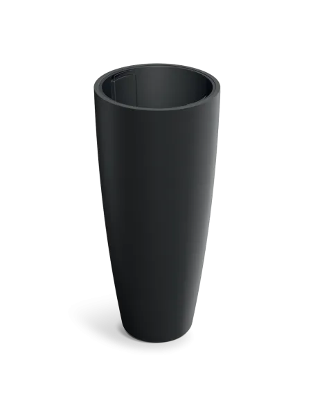 LUNEA ROUND SLIM 58 – donica czarny | LEVANTO PRO