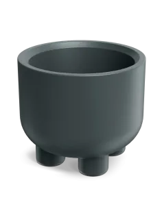 SOLARO ROUND FOOT 60 – donica grafitowy | LEVANTO PRO