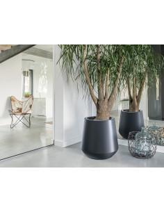 Doniczka z wkładem Hera 44 cm - antracyt 2