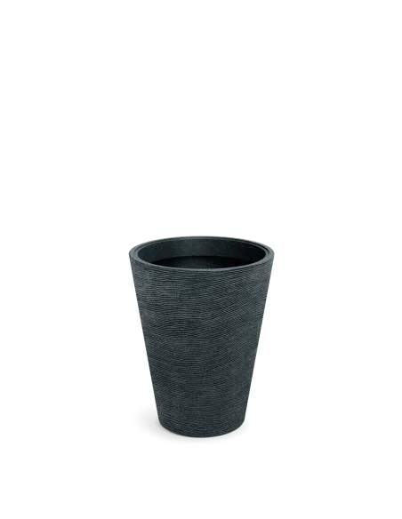PORTICO ROUND MIDI FULL 48 – donica czarny granit | LEVANTO PRO