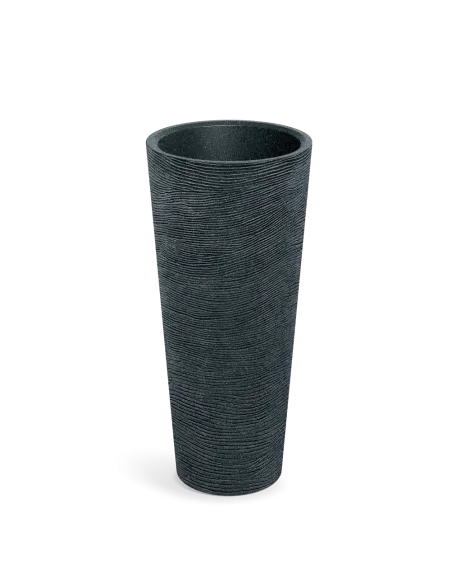 PORTICO ROUND SLIM 48 – donica czarny granit | LEVANTO PRO