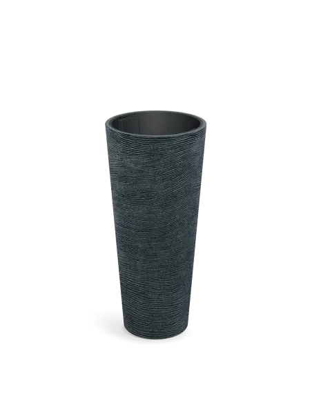 PORTICO ROUND SLIM FLEX 48 – donica czarny granit | LEVANTO PRO