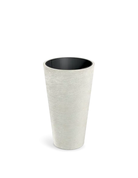PORTICO ROUND SLIM FLEX 60 – donica piaskowy | LEVANTO PRO