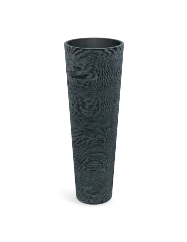 PORTICO ROUND HIGH SLIM FLEX 48 – donica czarny granit | LEVANTO PRO